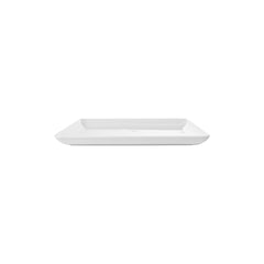Santa Monica 12.5" x 12.5" x h:1" Square White Porcelain Platter