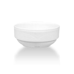 Saturn dia.4" h:1.75" 8 oz. Round White Porcelain Bowl