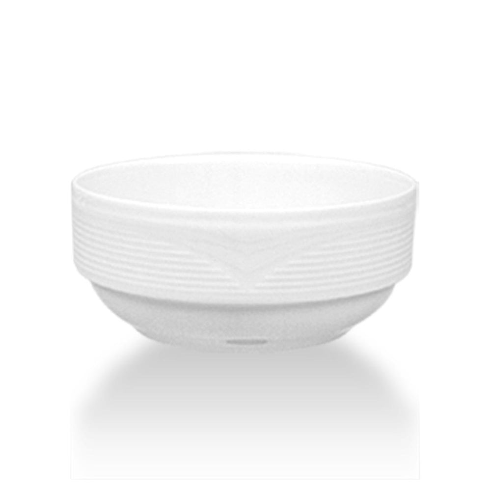 Saturn dia.4.75" h:2" 13 oz. Round White Porcelain Bowl