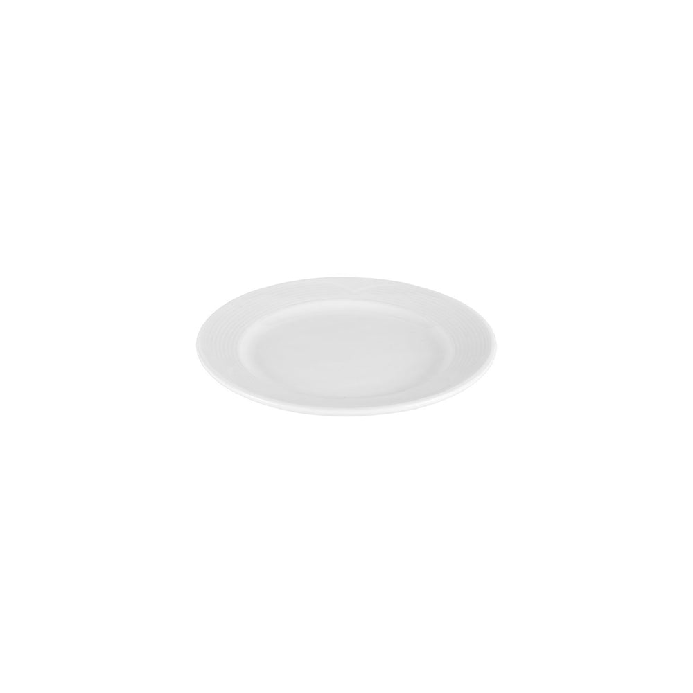 Saturn dia.7.75" Round White Porcelain Plate
