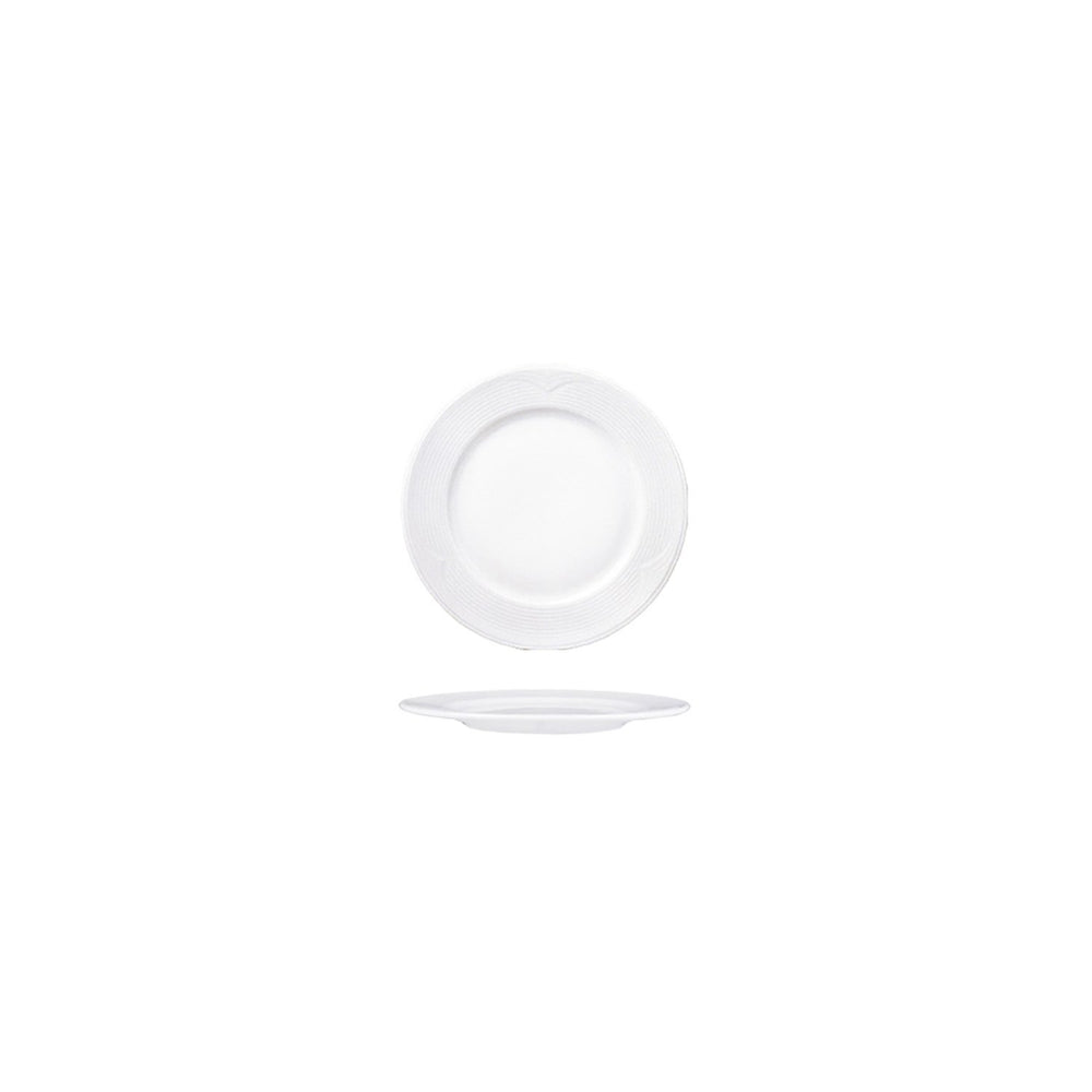 Saturn dia.8.5" Round White Porcelain Plate