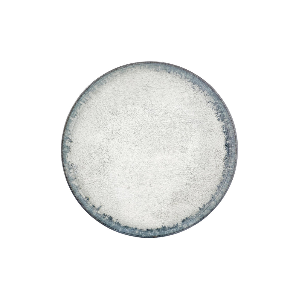 Smooth Ambience Blue dia.12.5" x 12.5" Round Blue Vitrified Pizza Plate