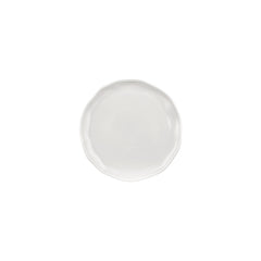 Amorf 8.25" x 8.25" Organic Warm White Vitrified Plate