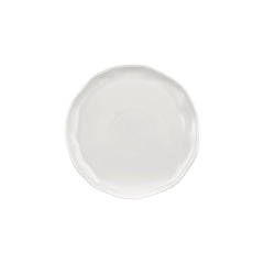 Amorf 10.75" x 10.75" Organic Warm White Vitrified Plate