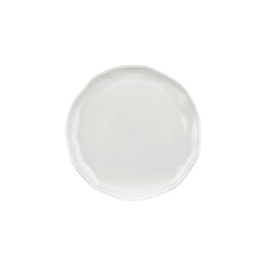 Amorf 10.75" x 10.75" Organic Warm White Vitrified Plate