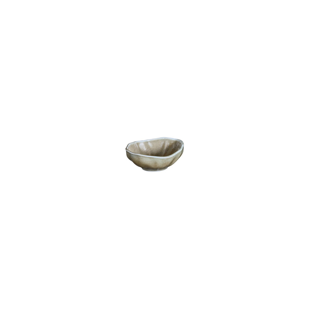 Moss 4" x 3.5" x h:0" 4 oz. Organic Green Vitrified Bowl