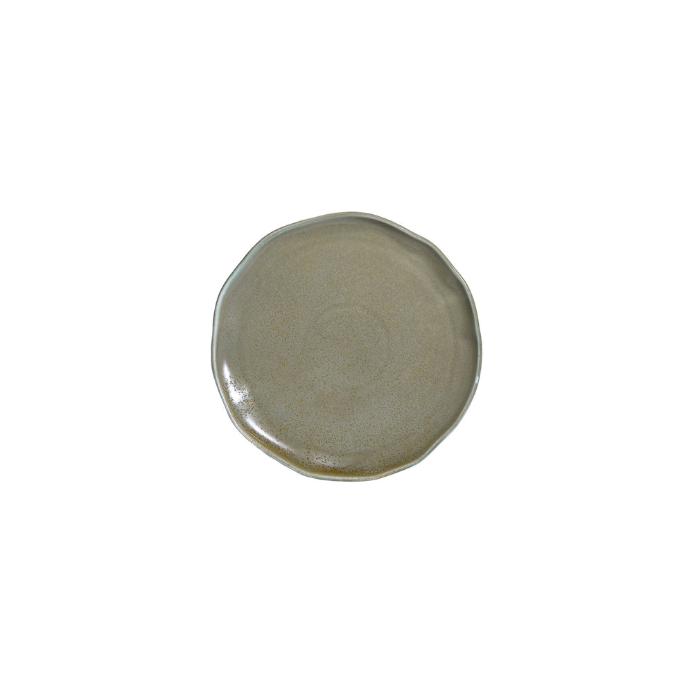 Moss 8.25" x 8.25" Organic Green Vitrified Plate