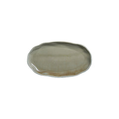 Moss 11.5" x 6.5" Organic Green Vitrified Plate