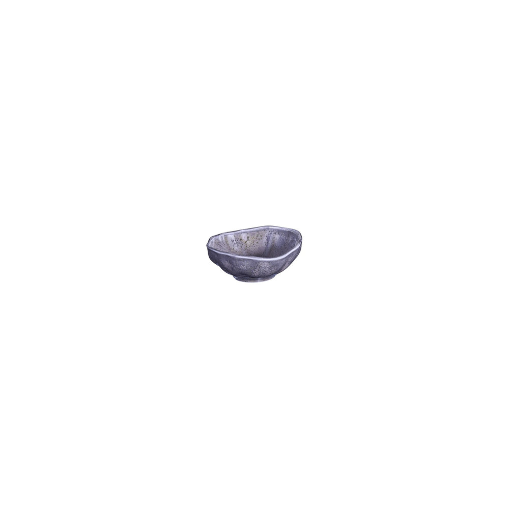 Viola 4" x 3.5" x h:0" 4 oz. Organic Purple Vitrified Bowl