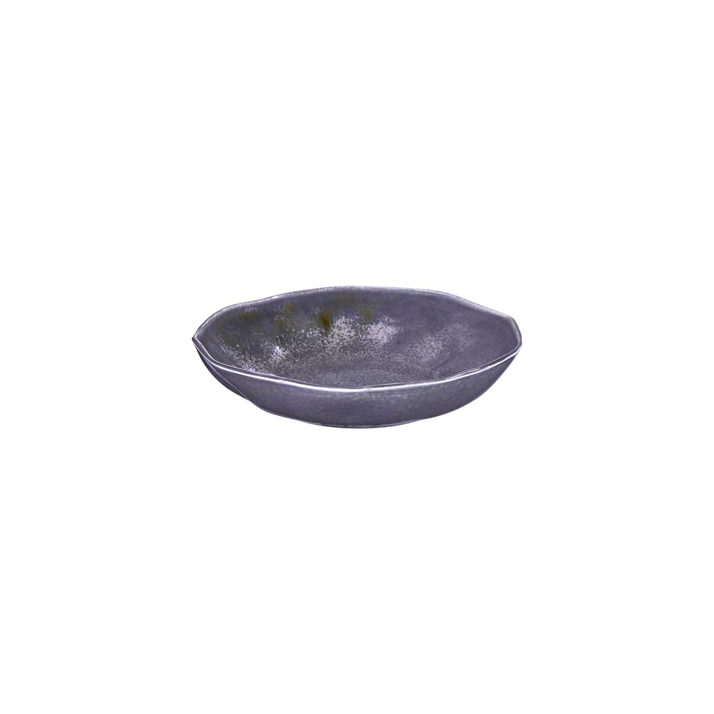 Viola 9.75" x 9.75" x h:0" 42 oz. Organic Purple Vitrified Deep Plate