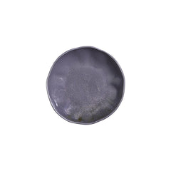 Viola 9.75" x 9.75" x h:0" 42 oz. Organic Purple Vitrified Deep Plate