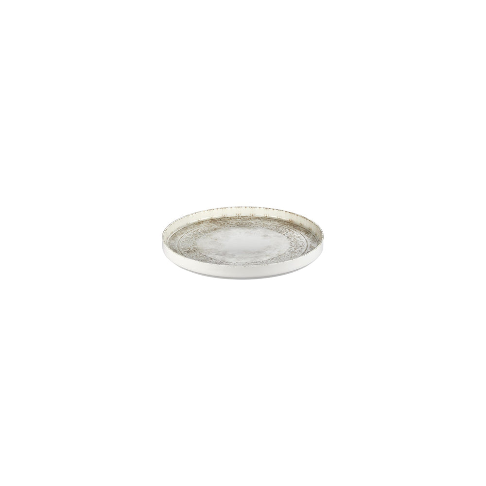 Antico dia.6.25" Round Brown Vitrified Plate
