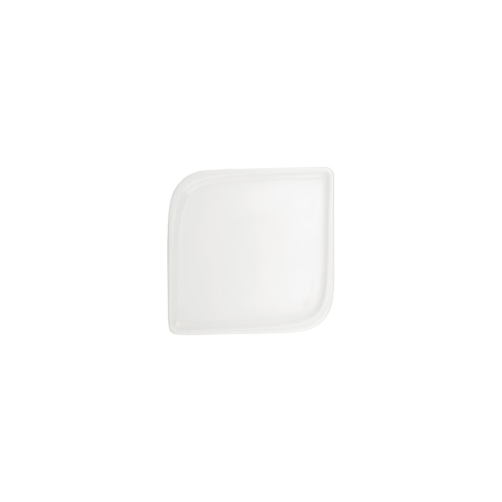 Gourmet 6" x 6" Square Warm White Vitrified Plate