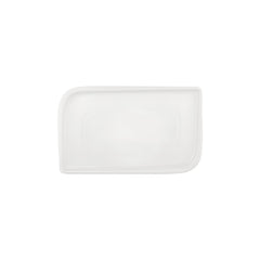 Gourmet 11.75" x 7" x h:0" Rectangular Warm White Vitrified Platter