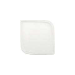 Gourmet 9.75" x 9.75" Square Warm White Vitrified Plate