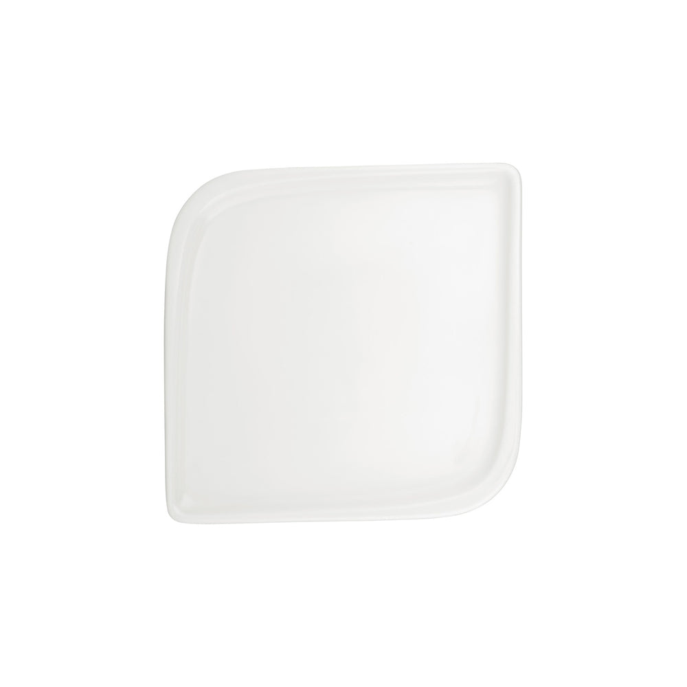 Gourmet 11" x 11" Square Warm White Vitrified Plate