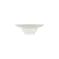 Gourmet dia.10.25" h:0" 22 oz. Round Warm White Vitrified Deep Plate