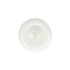 Gourmet dia.10.25" h:0" 22 oz. Round Warm White Vitrified Deep Plate
