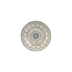 Azora dia.9" h:1.75" 34 oz. Round Decorated Vitrified Deep Plate