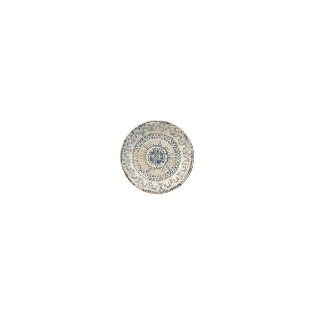 Azora dia.5" h:0" 5 oz. Round Decorated Vitrified Deep Plate