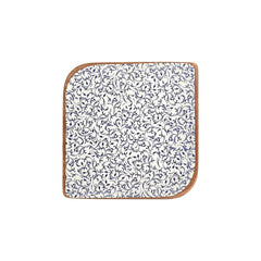 Edera 11" x 11" Square Blue Vitrified Plate