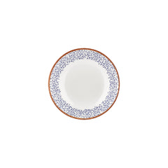 Edera dia.9" h:0" 34 oz. Round Blue Vitrified Deep Plate
