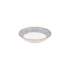 Edera dia.9.75" h:0" 44 oz. Round Blue Vitrified Deep Plate
