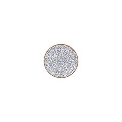 Edera dia.4.75" Round Blue Vitrified Saucer
