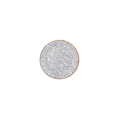 Edera dia.6.75" Round Blue Vitrified Plate