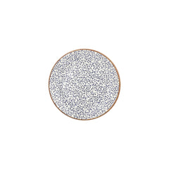 Edera dia.9" Round Blue Vitrified Plate