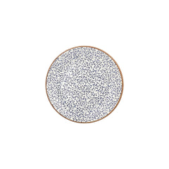 Edera dia.9.75" Round Blue Vitrified Plate