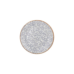 Edera dia.9.75" Round Blue Vitrified Plate