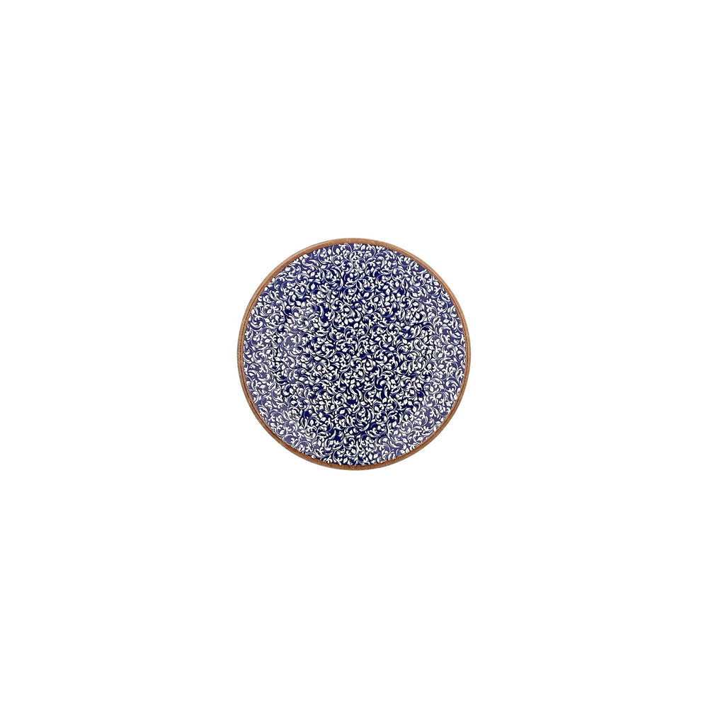 Edera Cobalt dia.6.25" Round Blue Vitrified Saucer