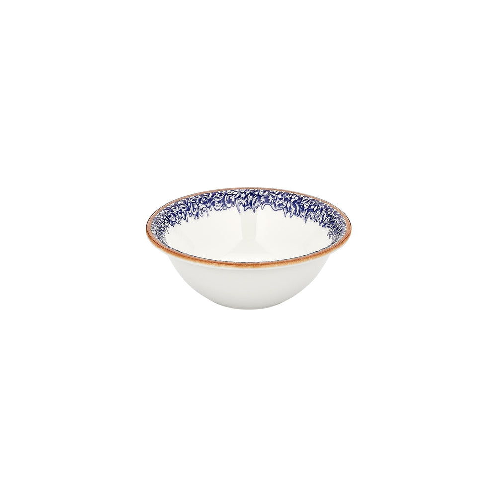 Edera Cobalt dia.8.75" h:0" 42 oz. Round Blue Vitrified Bowl