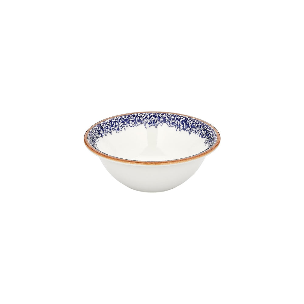 Edera Cobalt dia.9.5" h:0" 54 oz. Round Blue Vitrified Bowl