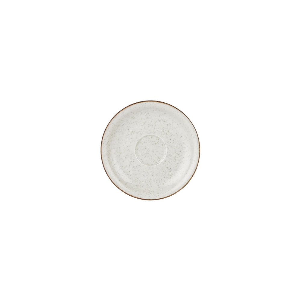 Dust dia.6.25" Round Beige Vitrified Saucer