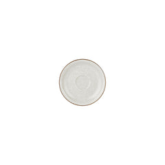 Dust dia.4.75" Round Beige Vitrified Saucer