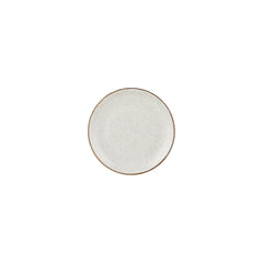 Dust dia.6.75" Round Beige Vitrified Plate
