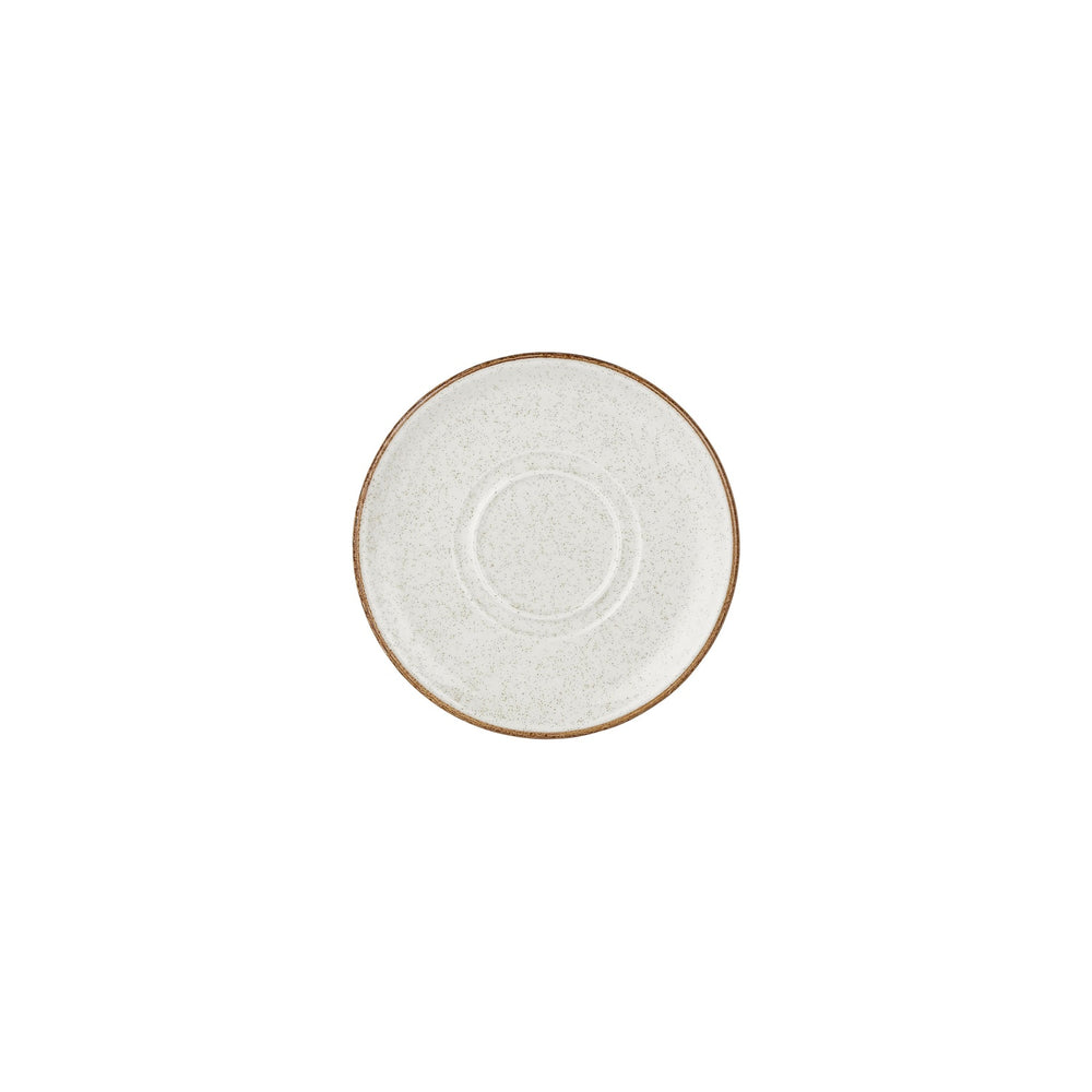 Dust dia.7.5" Round Beige Vitrified Saucer
