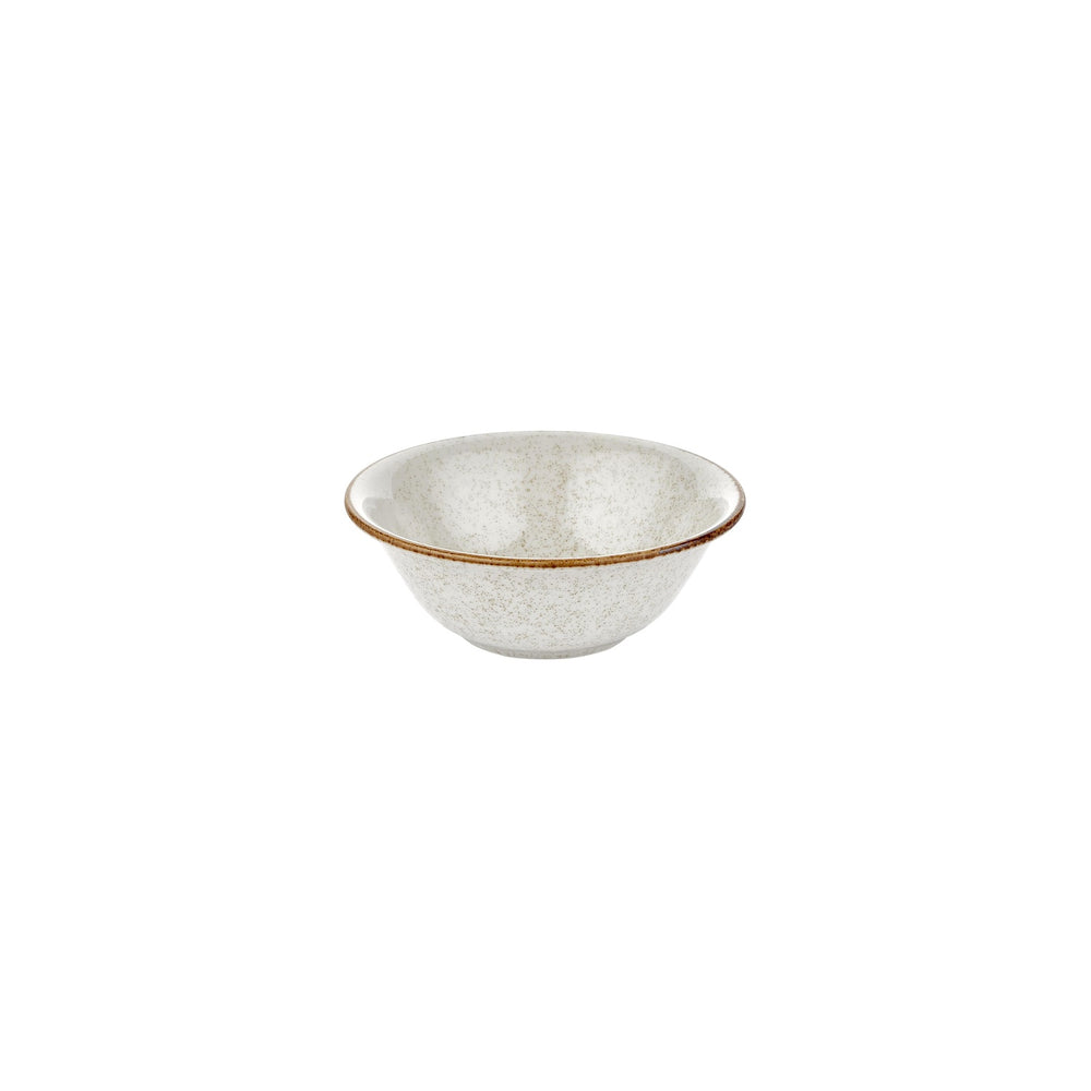 Dust dia.7.75" h:2.75" 30 oz. Round Beige Vitrified Bowl