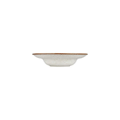 Dust dia.9.75" h:2.25" 14 oz. Round Beige Vitrified Deep Plate