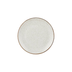 Dust dia.10.75" Round Beige Vitrified Plate