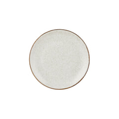 Dust dia.10.75" Round Beige Vitrified Plate