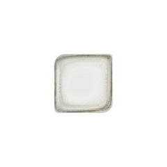 Ephyra 7.5" x 7.5" Square Gray Vitrified Plate