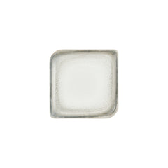 Ephyra 8.75" x 8.75" Square Gray Vitrified Plate
