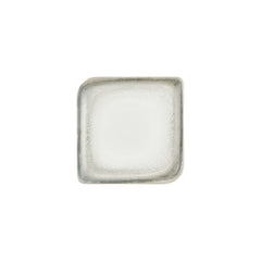 Ephyra 8.75" x 8.75" Square Gray Vitrified Plate