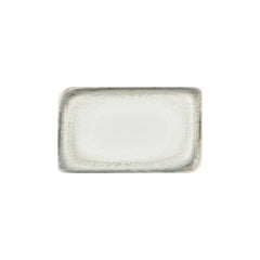 Ephyra 11.75" x 7" x h:0" Rectangular Gray Vitrified Platter