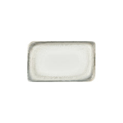Ephyra 11.75" x 7" x h:0" Rectangular Gray Vitrified Platter