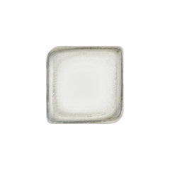 Ephyra 9.75" x 9.75" Square Gray Vitrified Plate