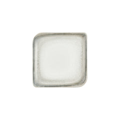 Ephyra 9.75" x 9.75" Square Gray Vitrified Plate